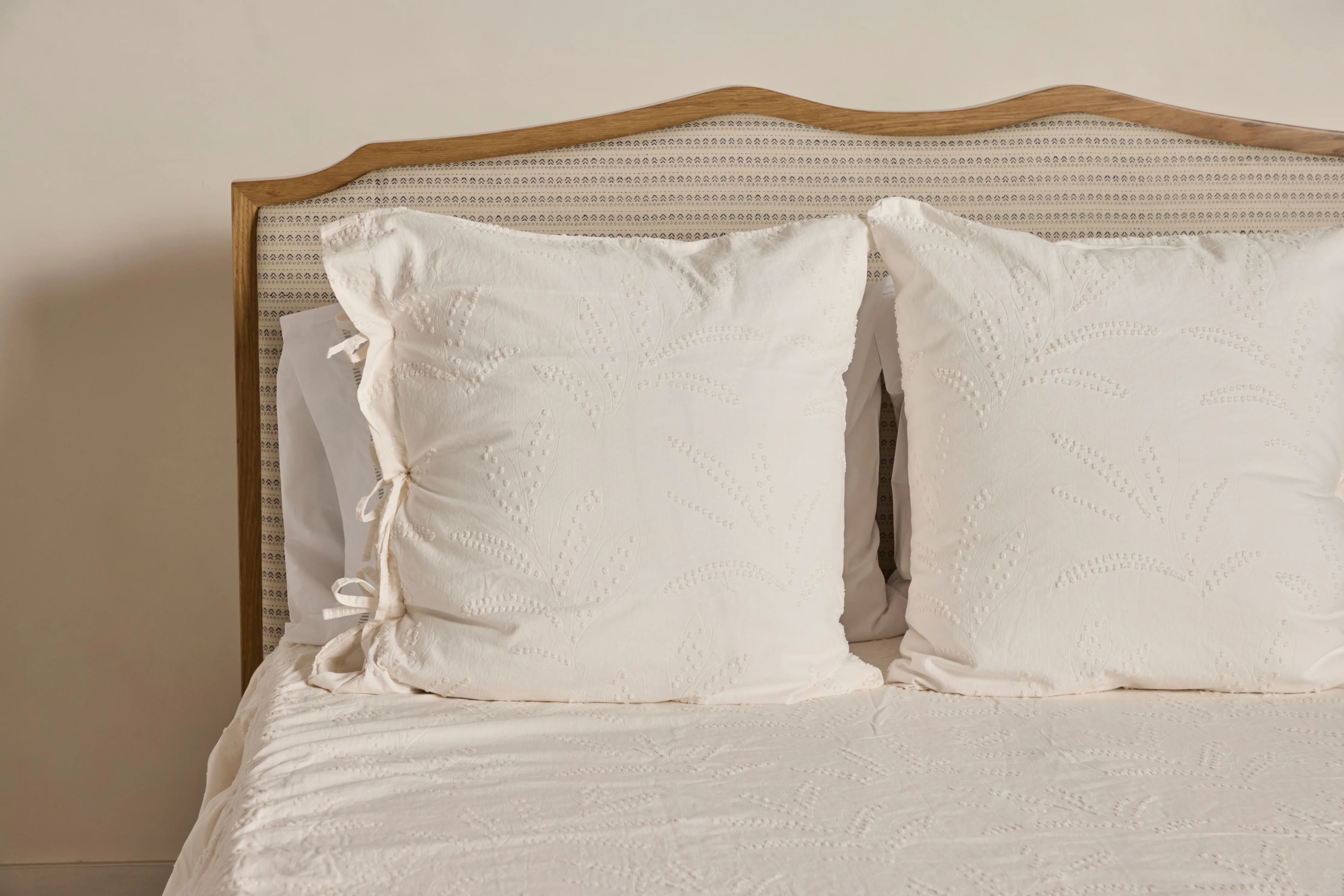 Hazel Ruffled Shams in Natural - Image 3