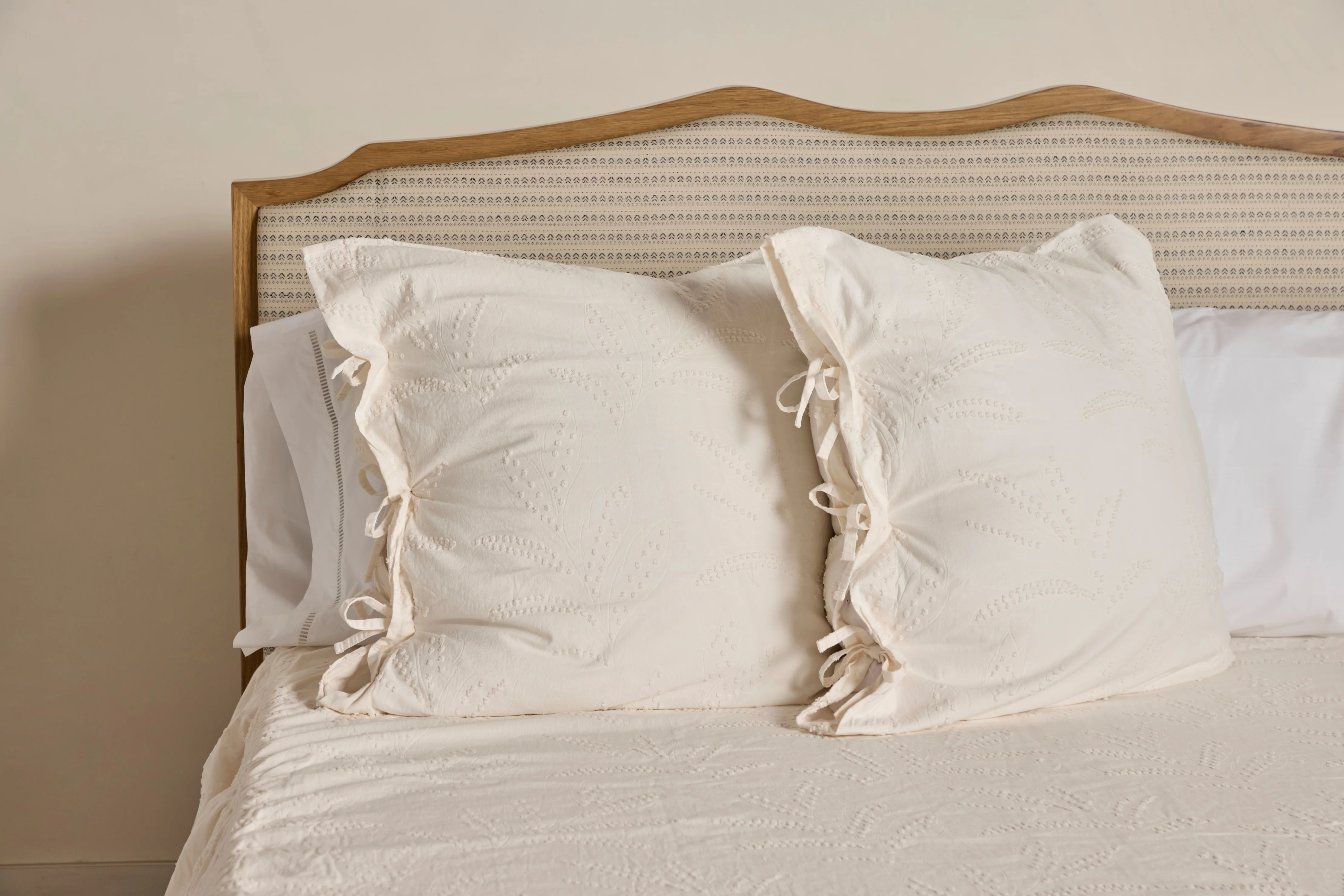 Hazel Ruffled Shams in Natural - Image 4