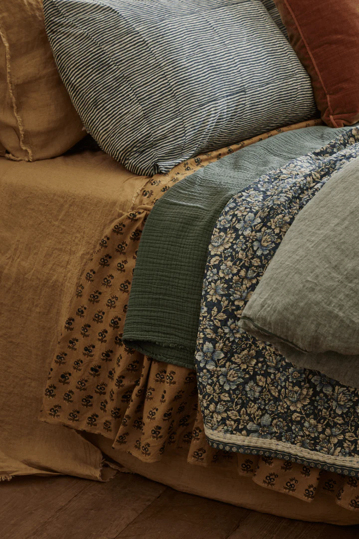 Yellow Ruffle Bedspread - Image 3