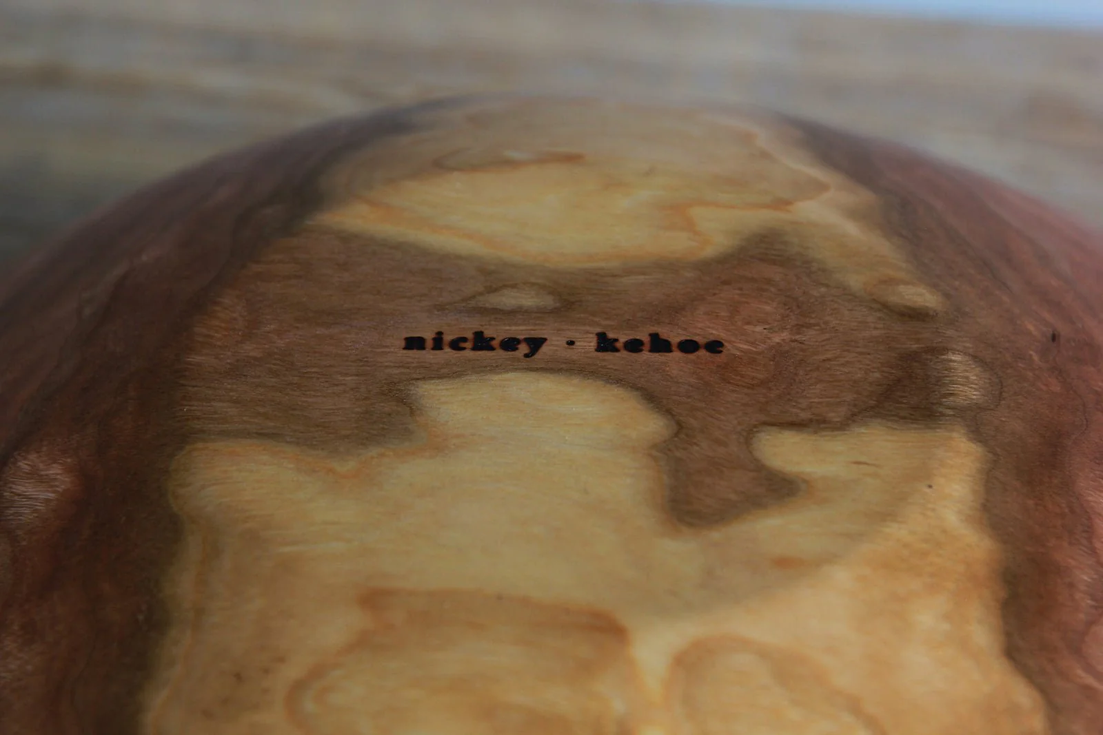 Cherry Wood 12" Bowl - Image 3