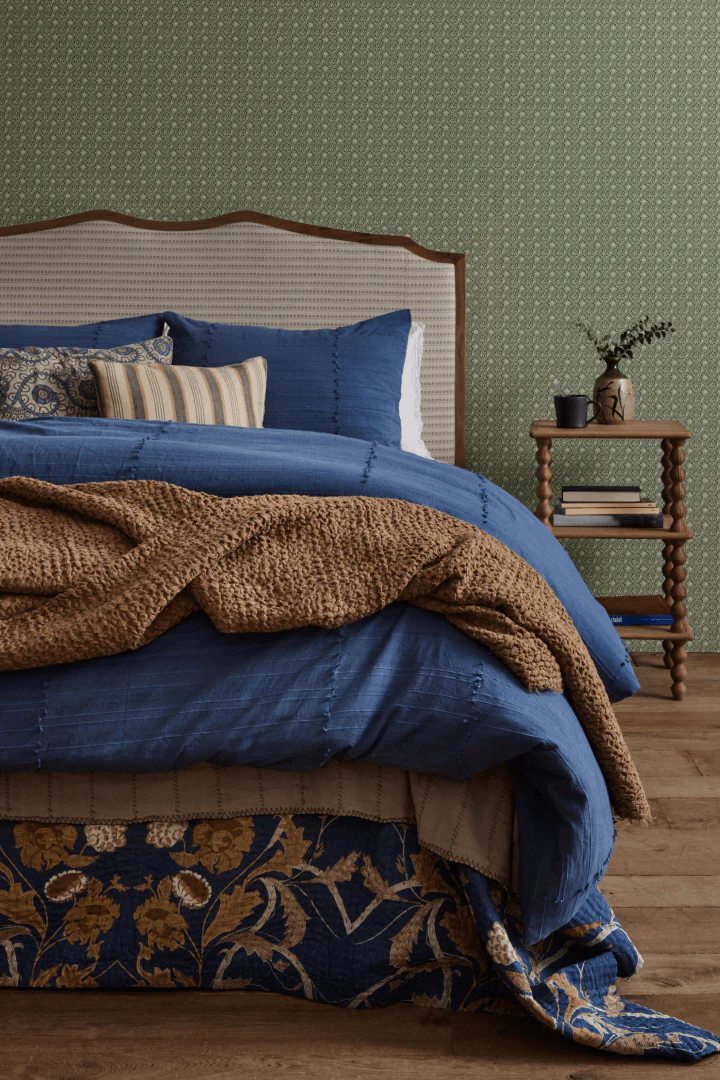 Woven Cotton Coverlet - Image 5