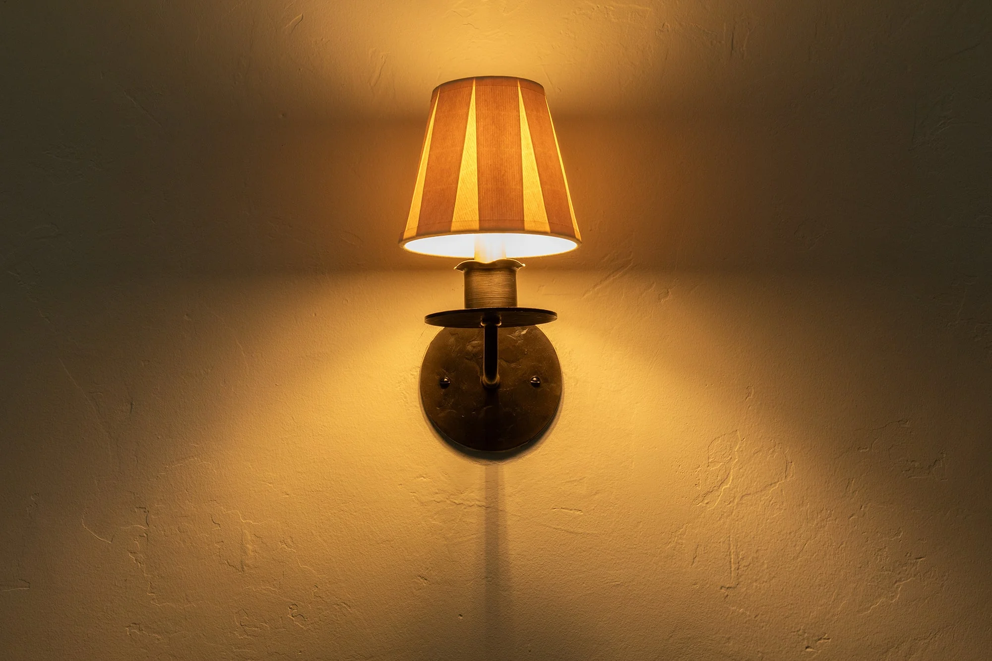 Small Pleated Paper Lampshade - Image 5